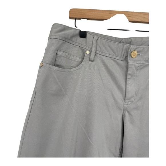 Lilly Pulitzer Worth Jeans in Palm Beach Grey Season-less Soft Stretchy Size 12 - Picture 7 of 15